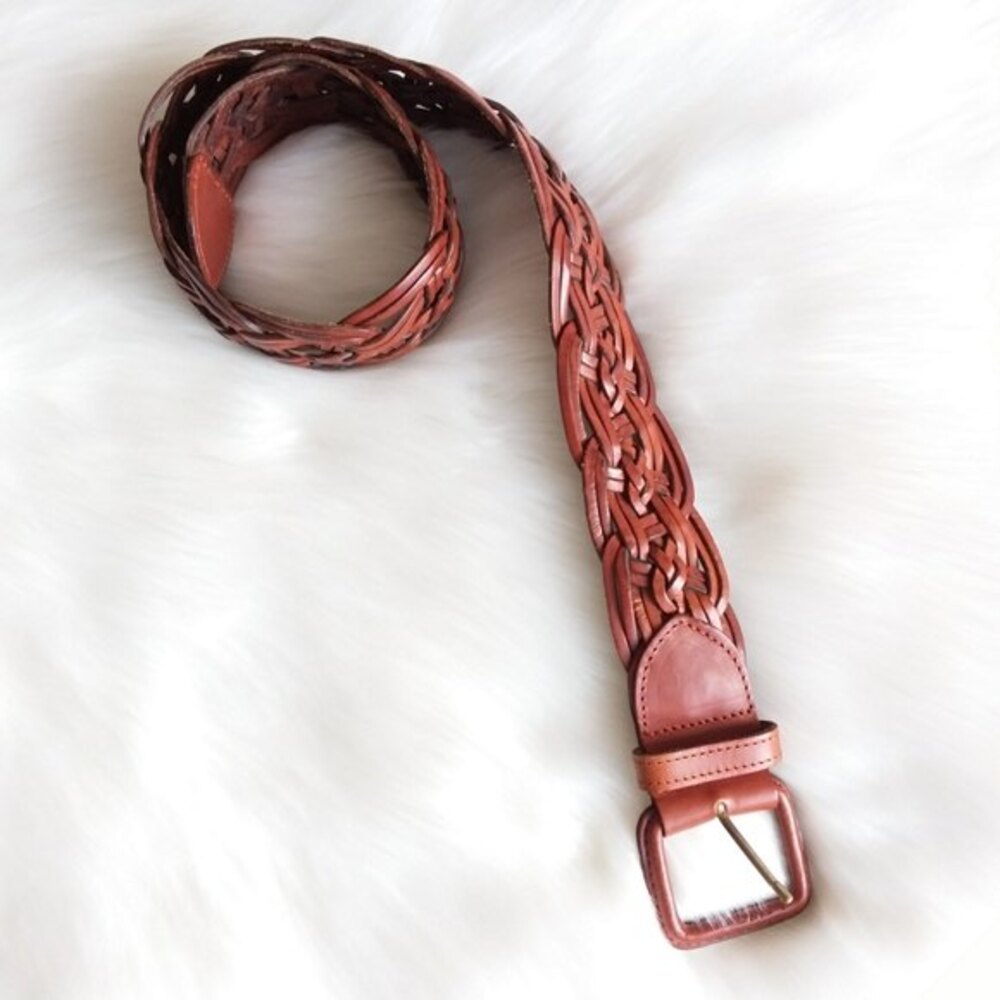 Talbots Brown Genuine Leather Belt S